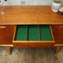 Mid Century Small Teak Sideboard / Media Cabinet - 1012c