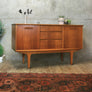Mid Century Small Teak Sideboard / Media Cabinet - 1012c