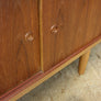 Small Mid Century Danish Teak Media Cabinet #2