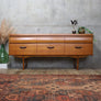 Mid Century Teak Sideboard / Chest of Drawers - 0610c