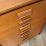 Mid Century Teak Chest of Drawers Tallboy - 2708a