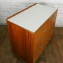 Mid Century Industrial Teak School Chest of Drawers