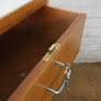 Mid Century Industrial Teak School Chest of Drawers