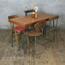 Reclaimed School Desk / Table with Hairpin Legs