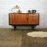 Vintage Teak & Ebony Petite Sideboard/Media Cabinet