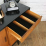Vintage Teak & Ebony Petite Sideboard/Media Cabinet