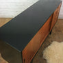 Vintage Teak & Ebony Petite Sideboard/Media Cabinet