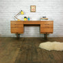 Vintage Teak Uniflex Desk Dressing Table