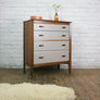 Vintage Lebus Teak Chest of Drawers Tallboy