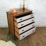 Vintage Lebus Teak Chest of Drawers Tallboy