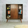 Vintage 1950s Deilcraft Walnut Bookcase