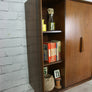 Vintage 1950s Deilcraft Walnut Bookcase