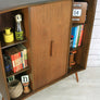Vintage 1950s Deilcraft Walnut Bookcase