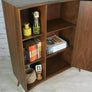 Vintage 1950s Deilcraft Walnut Bookcase