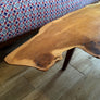 Mid Century Walnut Live Edge Coffee Table