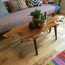 Mid Century Walnut Live Edge Coffee Table