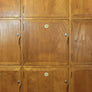 Vintage School Gym Wooden Lockers - 0707c