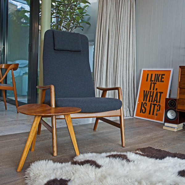 Alf Svensson 'contour' chair & 1950's kidney table
