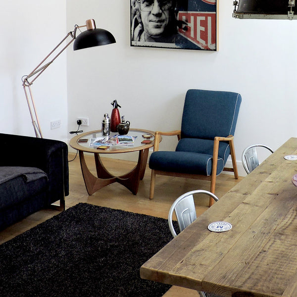 Fully restored, G-Plan model 411 'Siesta' chair
