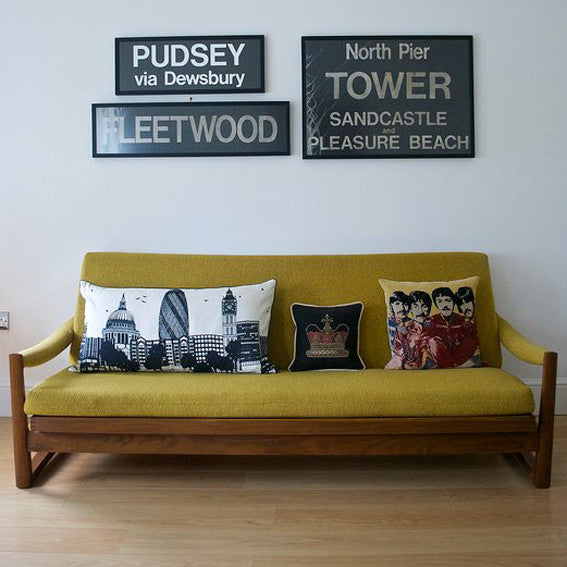 Mid century Guy Rogers teak sofabed