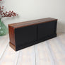 Antique Pitch Pine School Storage Cabinet Lockers 2208f
