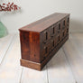 Antique Pitch Pine School Storage Cabinet Lockers 2208f