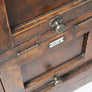 Antique Pitch Pine School Storage Cabinet Lockers 2208f