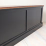 Antique Pitch Pine School Storage Cabinet Lockers 2208f