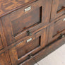 Antique Pitch Pine School Storage Cabinet Lockers 2208f