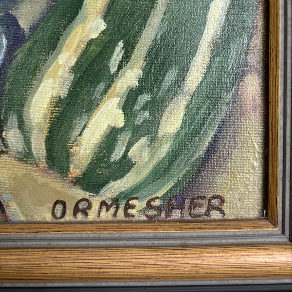The Painters Table - Original Vintage Still Life Painting