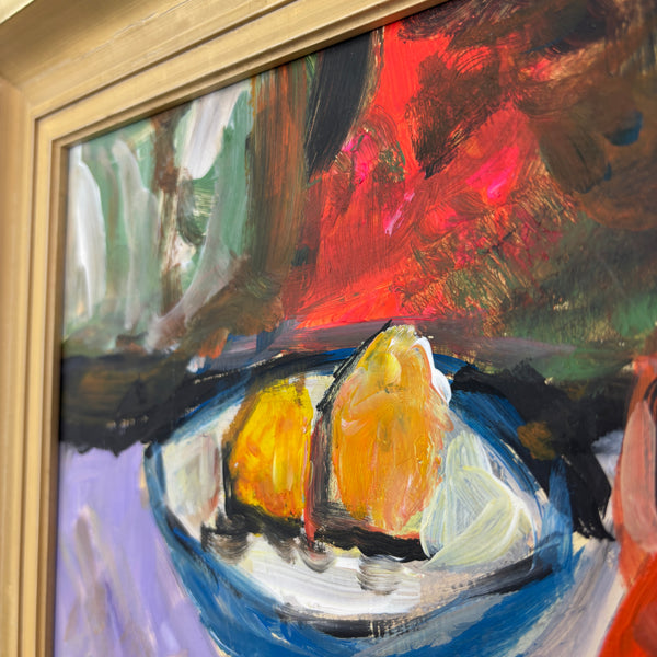 The Red Jug – Original Vintage Modernist Still Life