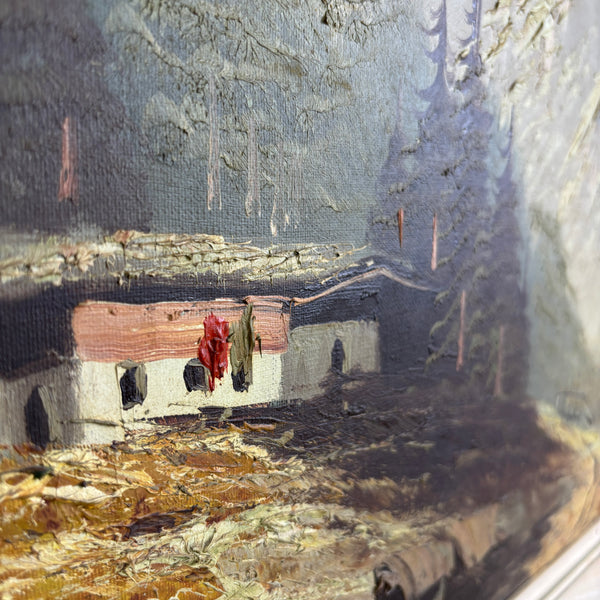 Amongst the Mountains – Mid century landscape painting