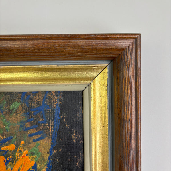 The Procession - Vintage Colourful Expressionist Painting