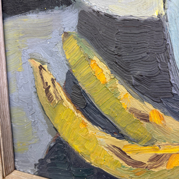 The Blue Bottle - Original Mid Century Still Life Painting