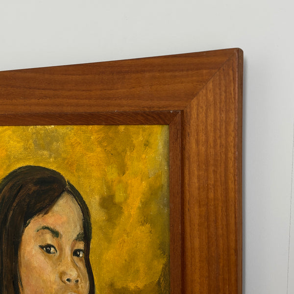 The Girl in Green - Vintage Mid-Century Portrait