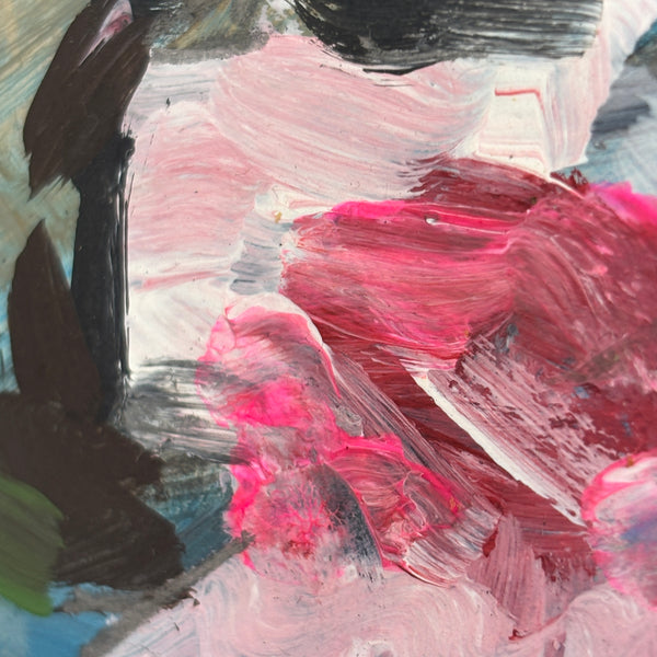 The Pink Flowers – Vintage Floral Still Life