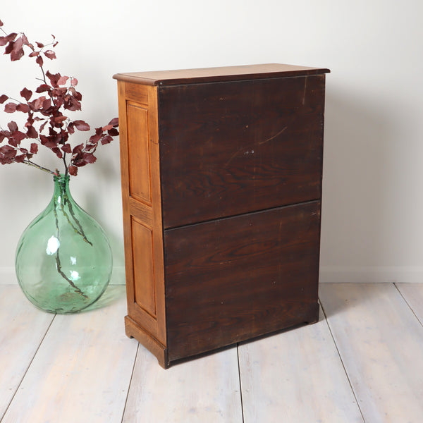Vintage Oak Apothecary Haberdashery Drawers.