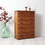 Vintage Oak Apothecary Haberdashery Drawers.