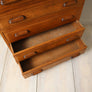 Vintage Oak Apothecary Haberdashery Drawers.