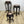 Antique Chinese Marble & Hardwood Jardiniere Stand Table  1603e