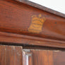 Antique Oak School Storage Cupboard Kitchen Larder 2908g