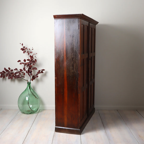 Antique Oak School Storage Cupboard Kitchen Larder 2908g