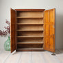 Antique Oak School Storage Cupboard Kitchen Larder 2908g
