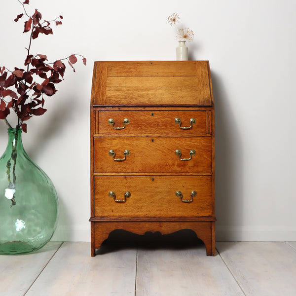 antique_english_oak_20th_century_bureau