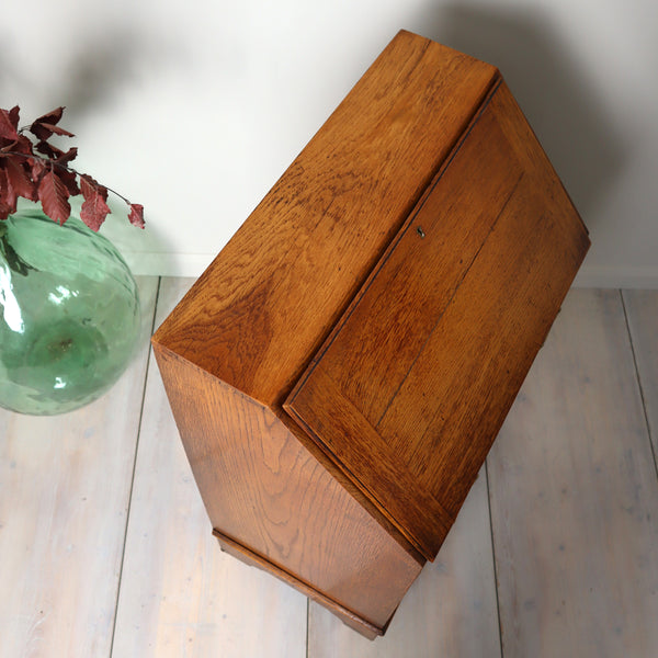 antique_english_oak_20th_century_bureau