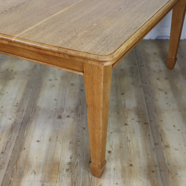 antique_oak_arts_&_crafts_dining_table_vintage_library_solid