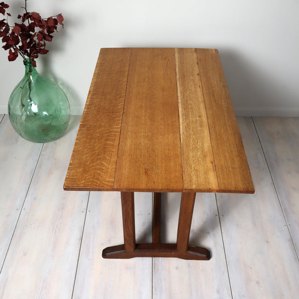 antique_oak_arts_crafts_dining_table