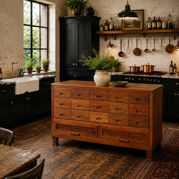 vintage_hardwood_mid_century_shop_counter_apothecary_kitchen_island