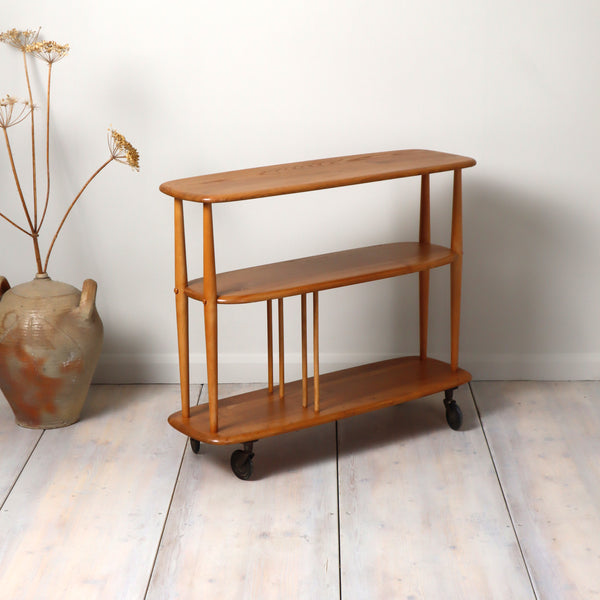 mid_century_ercol_bookshelves_mini_giraffe_trolley