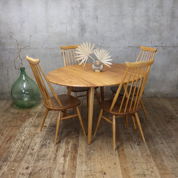 Mid Century Ercol 'Model 383' Drop Leaf Dining Table - 1611e